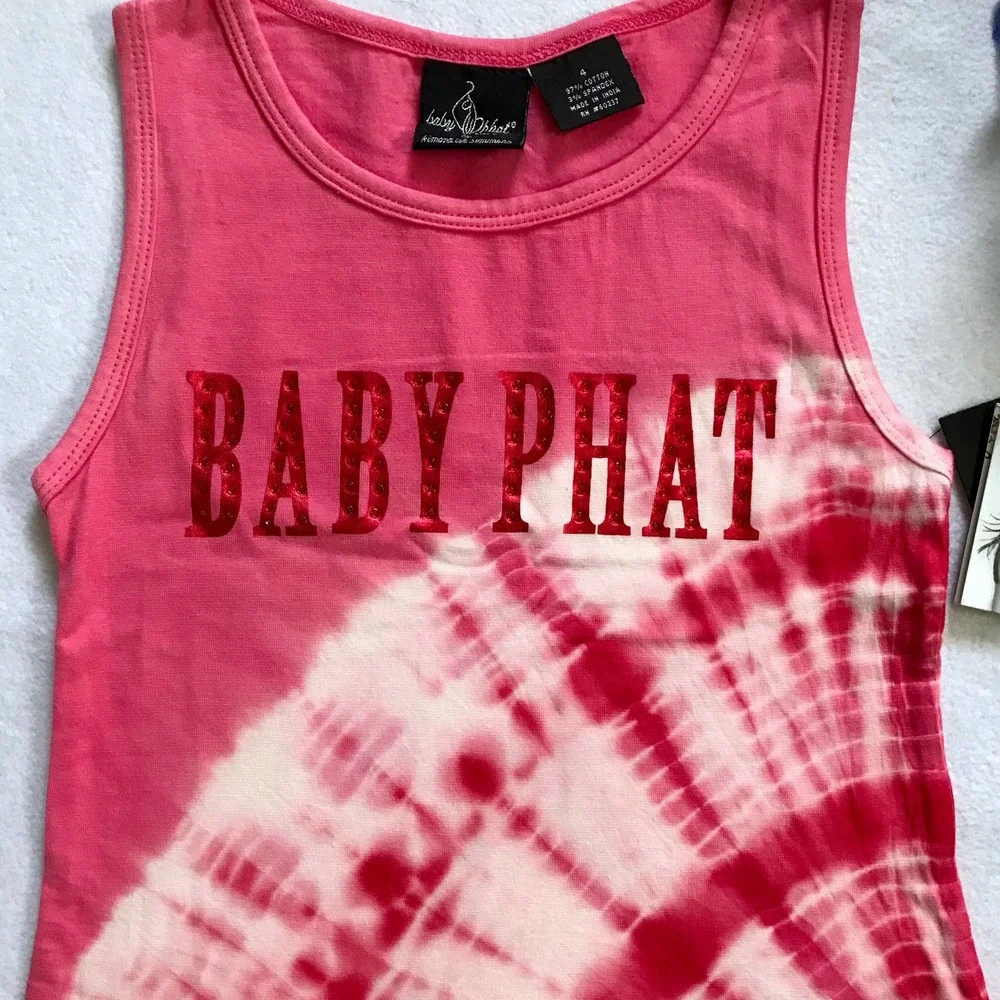 ❌SOLD❌ Baby Phat NWT Tye Dye Tank Top for Girls 4 - Picture 4 of 9